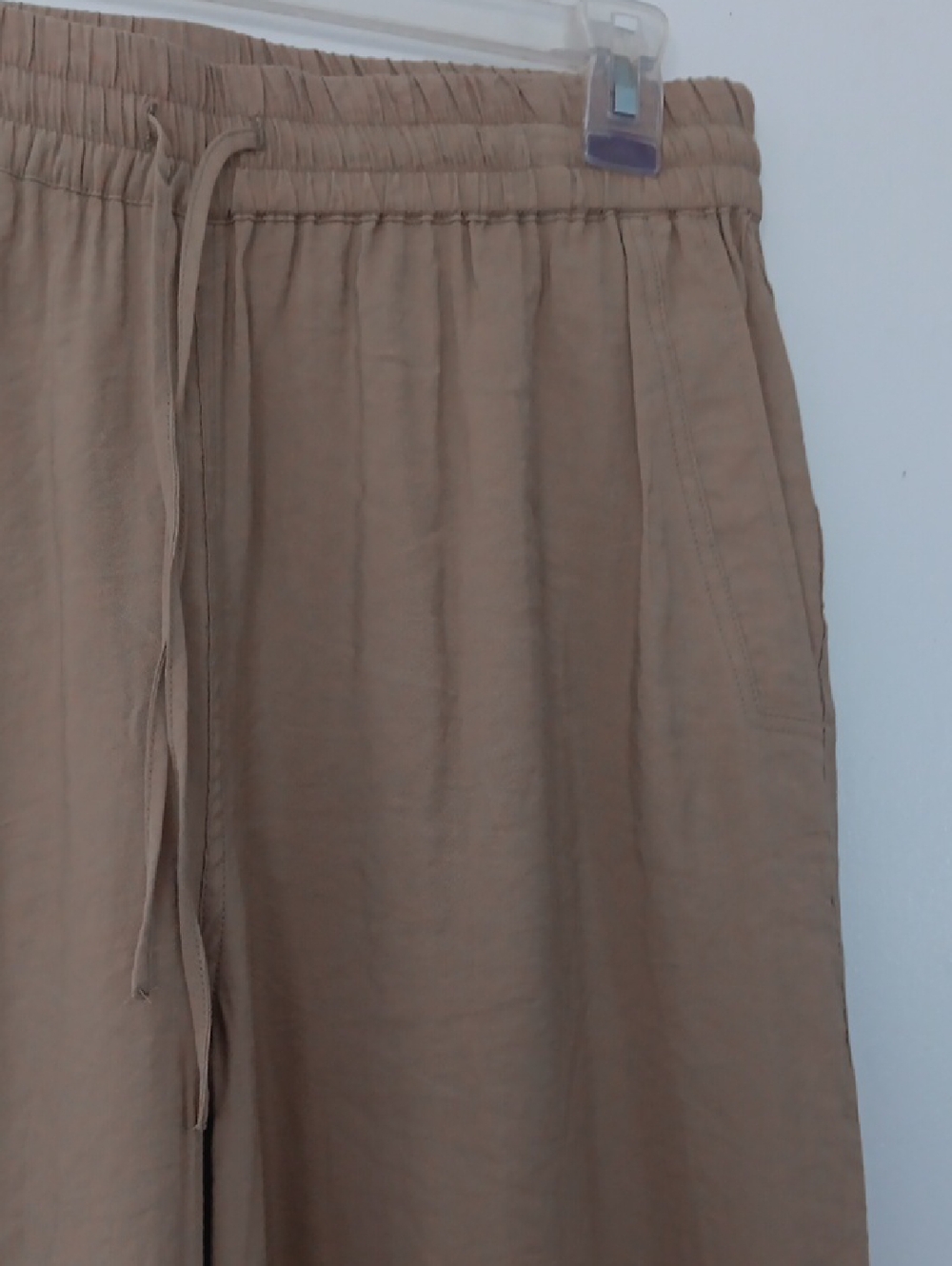 Rachel Zoe High Waist Wide-Leg Drawstring Pants #3681 - Picture 3 of 7